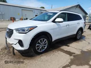 2018 Hyundai Santa Fe SE z VIN KM8SM4HF7JU275285, wystawiony jako Copart lot #70603195 z przebiegiem 62 467 mil mil oraz Szkoda całkowita • Salvage title. Historia ofert i sprzedaży dostępna na DreamBid. Obrazek 1.