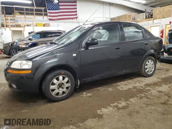 2005 Chevrolet Aveo LT с VIN KL1TG526X5B446845, выставлен на аукционе Copart как лот 81936214 с пробегом 145 600 миль миль и На запчасти • Non repairable. История ставок и продаж доступна на DreamBid. Изображение 1.