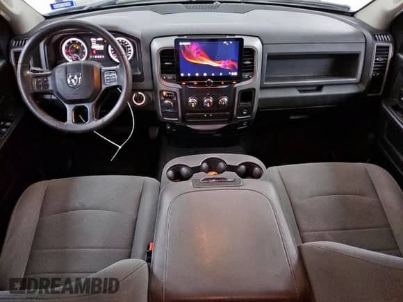 2018 Ram 1500 Express with VIN 1C6RR6FG2JS171561, listed as a Copart auction lot 60027605 with 103,648 mi miles and Clean title. Bid and sale history available at DreamBid. Image 8.