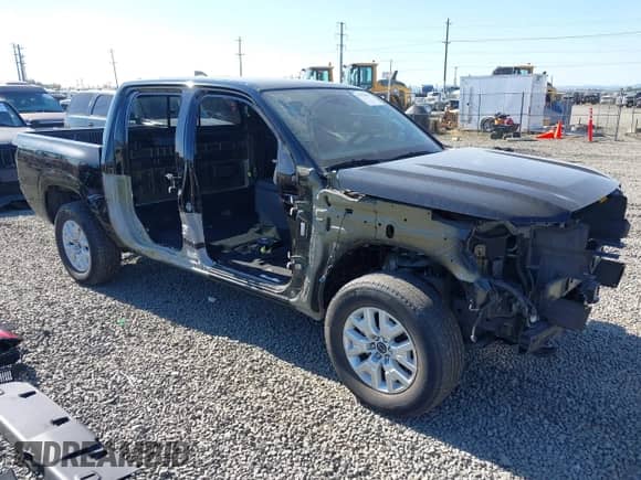 2022 Nissan Frontier SV with VIN 1N6ED1EK4NN678008, listed as a IAAI auction lot 43252870 with 43,682 mi miles and . Bid and sale history available at DreamBid. Image 1.