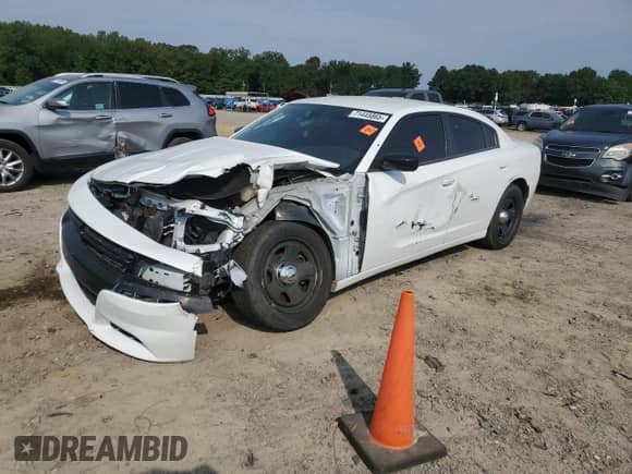 2023 Dodge Charger Police z VIN 2C3CDXAT2PH532492, wystawiony jako Copart lot #71445865 z przebiegiem 44 840 mil mil oraz Szkoda całkowita • Salvage title. Historia ofert i sprzedaży dostępna na DreamBid. Obrazek 1.