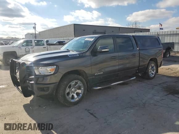 2020 Ram 1500 Big Horn with VIN 1C6SRFMT8LN329307, listed as a Copart auction lot 47875235 with 46,164 mi miles and Salvage title. Bid and sale history available at DreamBid. Image 1.