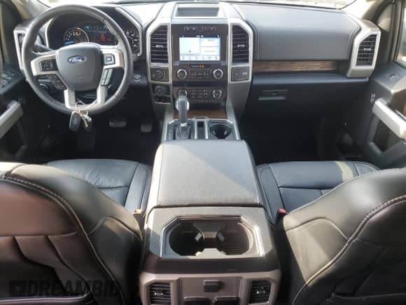 2019 Ford F-150 Lariat with VIN 1FTFW1E45KFA43761, listed as a Copart auction lot 81121595 with 42,765 mi miles and Salvage title. Bid and sale history available at DreamBid. Image 8.