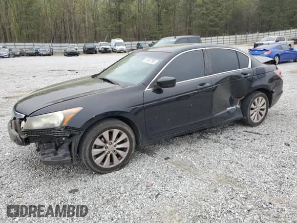2011 Honda Accord EX with VIN 1HGCP2E76BA047784, listed as a Copart auction lot 51587295 with Not provided miles and Salvage title. Bid and sale history available at DreamBid. Image 1.