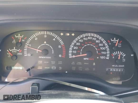 2000 Dodge Dakota Sport with VIN 1B7GL22Z8YS512490, listed as a IAAI auction lot 42031298 with 119,470 mi miles and . Bid and sale history available at DreamBid. Image 7.