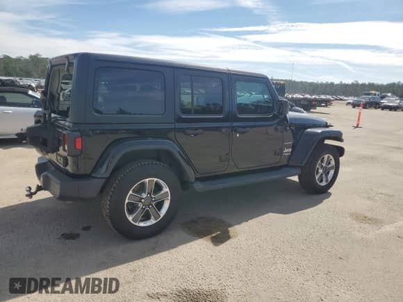 2021 Jeep Wrangler Unlimited Sahara с VIN 1C4HJXEG4MW503063, выставлен на аукционе Copart как лот 45456115 с пробегом 75 071 миль миль и Списание • Salvage title. История ставок и продаж доступна на DreamBid. Изображение 3.