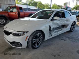 2020 BMW 4 Series 430i with VIN WBA4Z1C08L5N49393, listed as a Copart auction lot 56736655 with 65,302 mi miles and Salvage title. Bid and sale history available at DreamBid. Image 1.