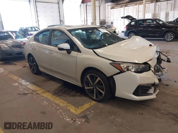 2022 Subaru Impreza Special Sports with VIN 4S3GKAM67N3604213, listed as a IAAI auction lot 42051829 with 32,165 mi miles and . Bid and sale history available at DreamBid. Image 1.