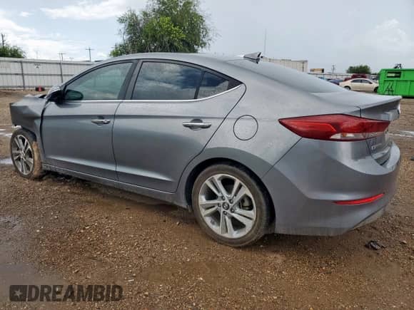 2017 Hyundai Elantra Limited with VIN KMHD84LFXHU190990, listed as a Copart auction lot 80413635 with 110,570 mi miles and Salvage title. Bid and sale history available at DreamBid. Image 2.