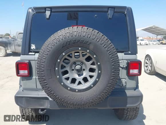 2022 Jeep Wrangler Unlimited Sport S with VIN 1C4HJXDG7NW144553, listed as a IAAI auction lot 43219987 with 25,211 mi miles and . Bid and sale history available at DreamBid. Image 16.