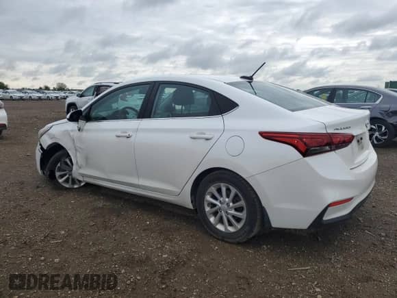 2022 Hyundai Accent SEL с VIN 3KPC24A61NE173722, выставлен на аукционе Copart как лот 58448715 с пробегом 21 854 миль миль и Списание • Salvage title. История ставок и продаж доступна на DreamBid. Изображение 2.