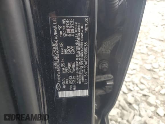 2024 Hyundai Santa Cruz Limited с VIN 5NTJEDAF2RH080788, выставлен на аукционе Copart как лот 66301414 с пробегом 18 071 миль миль и Списание • Salvage title. История ставок и продаж доступна на DreamBid. Изображение 15.