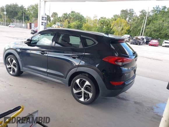 2016 Hyundai Tucson Sport with VIN KM8J33A23GU182014, listed as a IAAI auction lot 43504677 with 127,193 mi miles and . Bid and sale history available at DreamBid. Image 3.