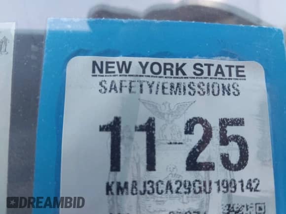 2016 Hyundai Tucson Sport z VIN KM8J3CA29GU199142, wystawiony jako IAAI lot #42747509 z przebiegiem 96 870 mil mil oraz . Historia ofert i sprzedaży dostępna na DreamBid. Obrazek 19.