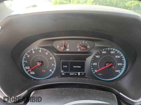2018 Chevrolet Equinox LS with VIN 2GNAXREV8J6241264, listed as a Copart auction lot 62875345 with 104,471 mi miles and Non repairable. Bid and sale history available at DreamBid. Image 9.