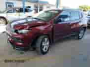 2022 Jeep Compass Altitude with VIN 3C4NJCBB5NT229190, listed as a Copart auction lot 86995465 with 21,773 mi miles and Salvage title. Bid and sale history available at DreamBid. Image 1.