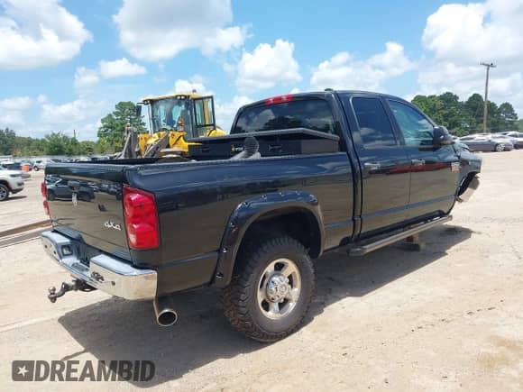 2008 Dodge 2500 SLT with VIN 3D7KS28A38G106323, listed as a IAAI auction lot 42679435 with 203,047 mi miles and . Bid and sale history available at DreamBid. Image 4.