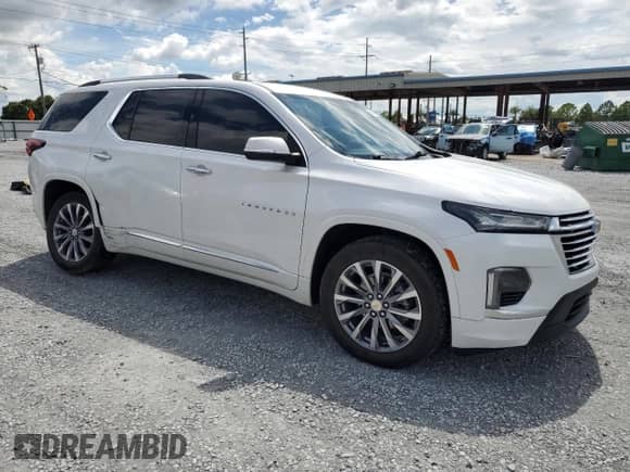 2023 Chevrolet Traverse Premier с VIN 1GNERKKW7PJ151275, выставлен на аукционе Copart как лот 68147065 с пробегом 42 845 миль миль и Списание • Salvage title. История ставок и продаж доступна на DreamBid. Изображение 4.