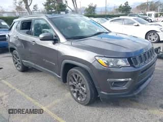 2021 Jeep Compass 80th Anniversary with VIN 3C4NJCEB7MT596909, listed as a IAAI auction lot 41376547 with 54,058 mi miles and . Bid and sale history available at DreamBid. Image 1.