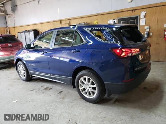 2022 Chevrolet Equinox LS с VIN 3GNAXSEVXNS147241, выставлен на аукционе Copart как лот 63440465 с пробегом 20 014 миль миль и Списание • Salvage title. История ставок и продаж доступна на DreamBid. Изображение 2.