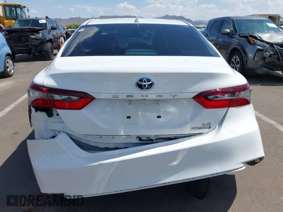 2022 Toyota Camry Hybrid LE with VIN 4T1C31AK8NU594181, listed as a IAAI auction lot 42666278 with 35,921 mi miles and . Bid and sale history available at DreamBid. Image 16.