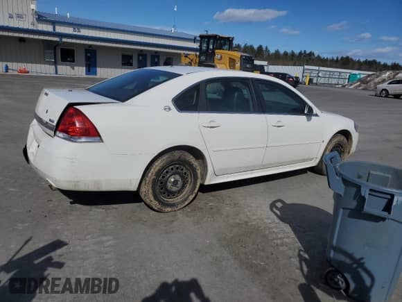 2009 Chevrolet Impala Police Police with VIN 2G1WS57M691286103, listed as a Copart auction lot 48233805 with 175,341 mi miles and Salvage title. Bid and sale history available at DreamBid. Image 3.