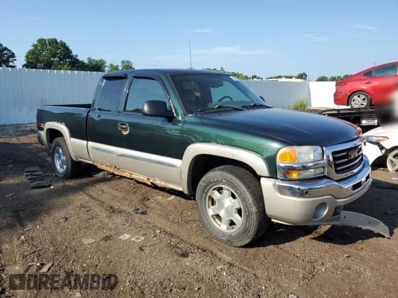 2006 GMC Sierra 1500 SLT with VIN 1GTEK19B36Z241436, listed as a Copart auction lot 67980425 with Not provided miles and Salvage title. Bid and sale history available at DreamBid. Image 4.