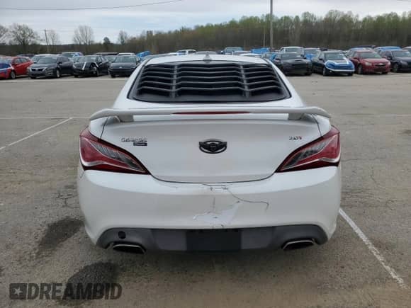 2013 Hyundai Genesis Coupe R-Spec с VIN KMHHT6KD9DU109502, выставлен на аукционе Copart как лот 52364895 с пробегом 98 387 миль миль и Списание • Salvage title. История ставок и продаж доступна на DreamBid. Изображение 6.