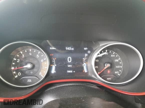 2019 Jeep Compass Trailhawk с VIN 3C4NJDDB5KT771484, выставлен на аукционе Copart как лот 66185595 с пробегом 76 502 миль миль и Списание • Salvage title. История ставок и продаж доступна на DreamBid. Изображение 9.