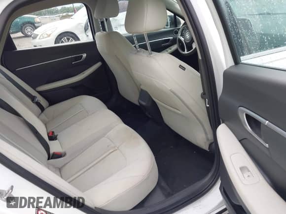 2023 Hyundai Sonata SE with VIN KMHL24JA4PA258737, listed as a IAAI auction lot 43164160 with 78,621 mi miles and . Bid and sale history available at DreamBid. Image 8.