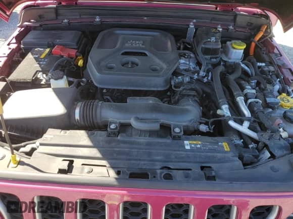 2022 Jeep Wrangler Unlimited Sahara with VIN 1C4JJXP60NW147282, listed as a Copart auction lot 80945565 with 48,002 mi miles and Salvage title. Bid and sale history available at DreamBid. Image 12.