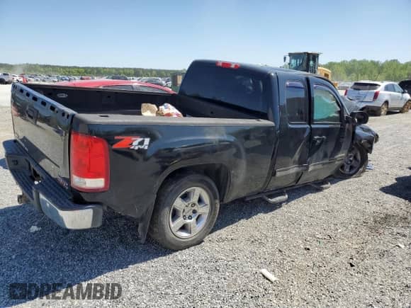 2012 GMC Sierra 1500 SLT with VIN 1GTR2WE79CZ248676, listed as a Copart auction lot 53399195 with 277,556 mi miles and Salvage title. Bid and sale history available at DreamBid. Image 3.