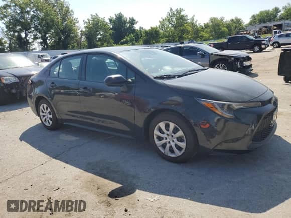 2021 Toyota Corolla LE with VIN 5YFEPMAE0MP187237, listed as a Copart auction lot 61980425 with 63,806 mi miles and Salvage title. Bid and sale history available at DreamBid. Image 4.