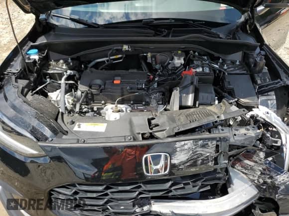 2025 Honda HR-V LX with VIN 3CZRZ1H34SM730599, listed as a Copart auction lot 67727875 with 17,472 mi miles and Salvage title. Bid and sale history available at DreamBid. Image 12.