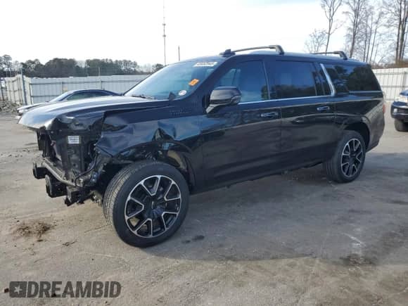 2023 Chevrolet Suburban High Country z VIN 1GNSKGKL0PR174859, wystawiony jako Copart lot #45652945 z przebiegiem 16 993 mil mil oraz Szkoda całkowita • Salvage title. Historia ofert i sprzedaży dostępna na DreamBid. Obrazek 1.