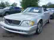 2002 Mercedes-Benz SL 500 with VIN WDBFA68F12F202217, listed as a IAAI auction lot 42811196 with 64,279 mi miles and . Bid and sale history available at DreamBid. Image 2.