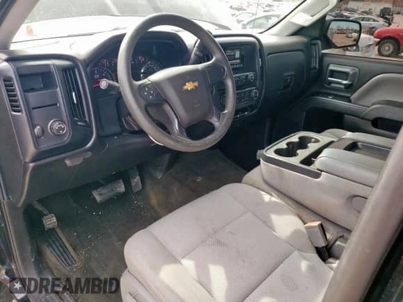 2015 Chevrolet Silverado 1500 Work Truck with VIN 1GCRCPEC6FZ281512, listed as a Copart auction lot 46367785 with 122,389 mi miles and Salvage title. Bid and sale history available at DreamBid. Image 8.