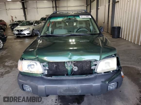 2002 Subaru Forester L with VIN JF1SF63572H735151, listed as a Copart auction lot 67177885 with 237,866 mi miles and Salvage title. Bid and sale history available at DreamBid. Image 5.