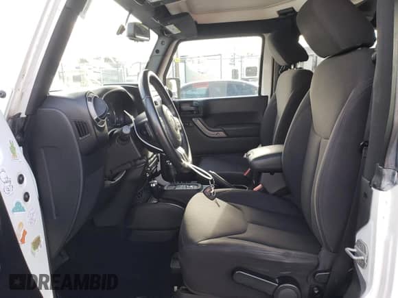 2013 Jeep Wrangler Sport with VIN 1C4AJWAG0DL636843, listed as a Copart auction lot 80034815 with 113,605 mi miles and Salvage title. Bid and sale history available at DreamBid. Image 7.