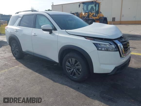 2025 Nissan Pathfinder SV с VIN 5N1DR3BA6SC227415, выставлен на аукционе IAAI как лот 41859448 с пробегом 996 миль миль и . История ставок и продаж доступна на DreamBid. Изображение 1.