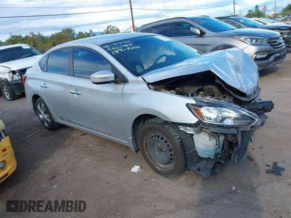 2019 Nissan Sentra SV with VIN 3N1AB7AP7KY270177, listed as a IAAI auction lot 43322443 with 92,091 mi miles and . Bid and sale history available at DreamBid. Image 1.