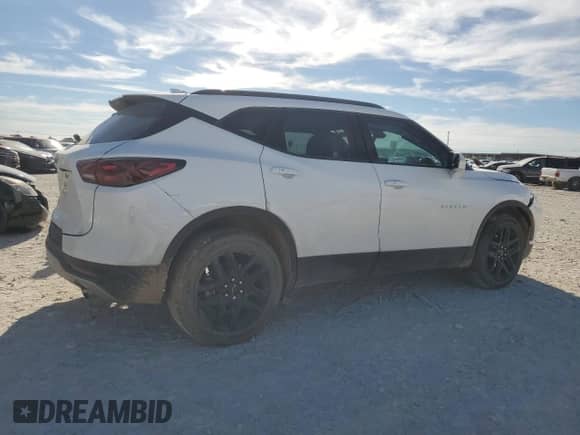 2023 Chevrolet Blazer LT z VIN 3GNKBDRS0PS217461, wystawiony jako Copart lot #81711494 z przebiegiem 39 372 mil mil oraz Szkoda całkowita • Salvage title. Historia ofert i sprzedaży dostępna na DreamBid. Obrazek 3.