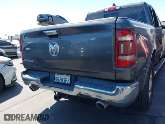 2019 Ram 1500 Laramie with VIN 1C6RREJT9KN616036, listed as a IAAI auction lot 42670299 with 74,819 mi miles and . Bid and sale history available at DreamBid. Image 16.