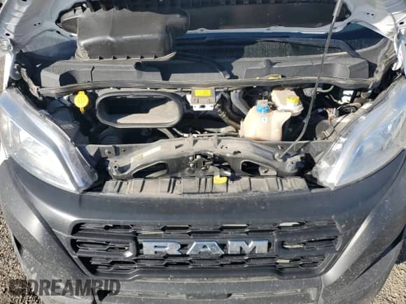 2025 Ram ProMaster Cargo Tradesman with VIN 3C6MRVHG0SE548314, listed as a Copart auction lot 85936345 with 8,679 mi miles and Clean title. Bid and sale history available at DreamBid. Image 12.