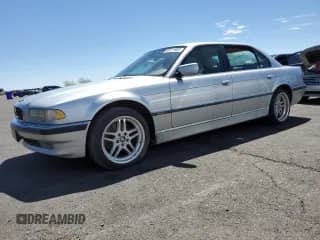 2001 BMW 7 Series 740iL with VIN WBAGH83401DP21608, listed as a Copart auction lot 66511955 with Not provided miles and Clean title. Bid and sale history available at DreamBid. Image 1.