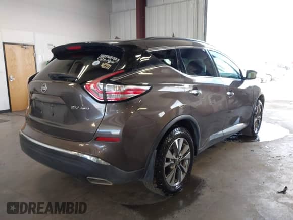 2016 Nissan Murano Platinum with VIN 5N1AZ2MH7GN135880, listed as a IAAI auction lot 42874600 with 158,221 mi miles and . Bid and sale history available at DreamBid. Image 4.