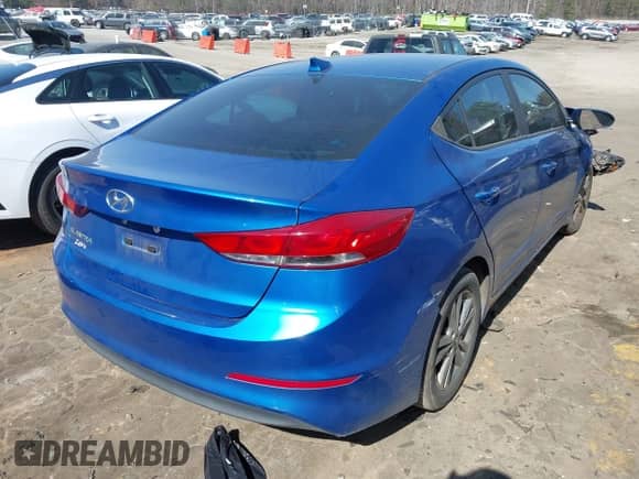 2017 Hyundai Elantra Limited with VIN 5NPD84LF6HH142515, listed as a IAAI auction lot 41666771 with 250,000 mi miles and . Bid and sale history available at DreamBid. Image 4.