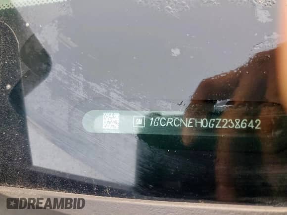 2016 Chevrolet Silverado 1500 LS with VIN 1GCRCNEH0GZ238642, listed as a Copart auction lot 80395595 with 156,614 mi miles and Salvage title. Bid and sale history available at DreamBid. Image 12.