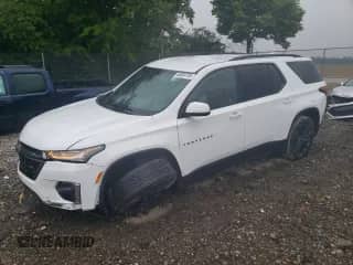 2023 Chevrolet Traverse RS z VIN 1GNERJKWXPJ173202, wystawiony jako Copart lot #60854735 z przebiegiem 43 486 mil mil oraz Szkoda całkowita • Salvage title. Historia ofert i sprzedaży dostępna na DreamBid. Obrazek 1.