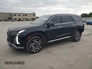 2024 Hyundai Palisade Limited with VIN KM8R54GE4RU734420, listed as a Copart auction lot 53256245 with 18,195 mi miles and Salvage title. Bid and sale history available at DreamBid. Image 1.
